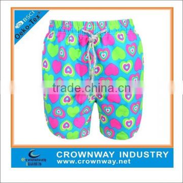 Polyester Mens Surf Shorts with Custom Printing