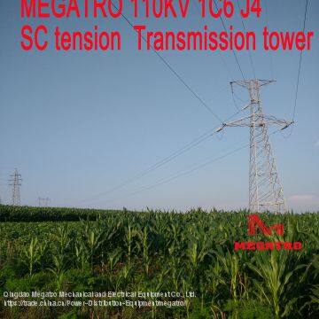 MEGATRO 110KV 1C6 J4 SC Tension Transmission Tower photo-2
