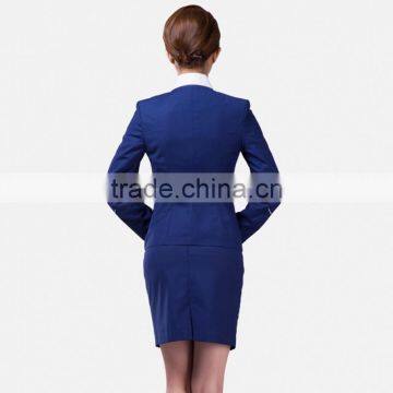 Navy Blue Airline Uniforms Flight Attendant Outfit photo-4