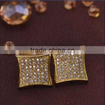 LSE855 Men jewelry brass earring with screw back