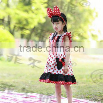 Newborn Girl Red Polka Dots Fall Christmas Outfits photo-2