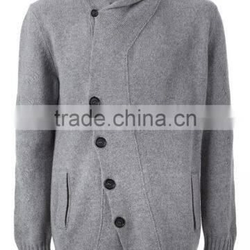 2015 winter heavy thick cashmere knitting men's coat