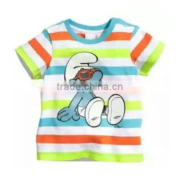 Wholesale Fashion Clothing Boys Clothes Strip CartoonT-Shirts photo-4