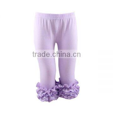 Latest Colorful Design Ruffle Baby Icing Ruffle Pants Cotton Pants photo-4