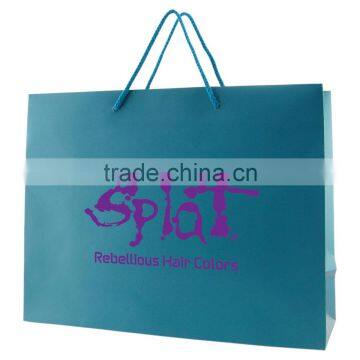 Matte Laminated Eurotote Shopping Bag - Features Cardboard Bottom, Dimensions Are 13" x 5" x 10" and Comes With Your Logo. photo-3