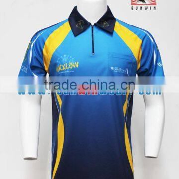 Sports Golf polo T shirt 100% polyester sublimation polo shirt