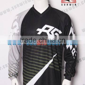 China Made Wholesale Polyester Sublimation Drifit High Quality BMX Jerseys photo-2