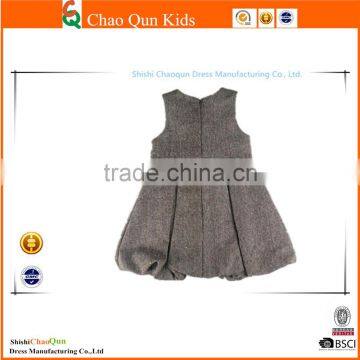 New Design Puffy Kids One Piece Party Kids Dress photo-2