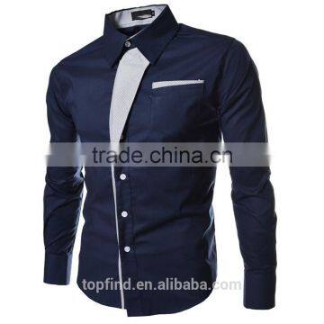 Hot Sale Africa Market Special Pattern 4 Colors Long Sleeve Slim Fit t Shirt for Men photo-3