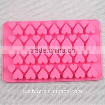 Wholesale mini heart shape silicone chocolate mould,soap mold,diy cake mould