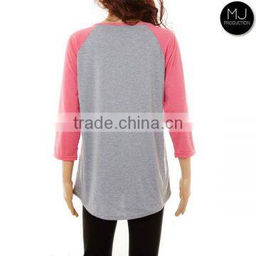 Wholesale Blouse Easter Raglan Tank Top Woman Clothing photo-3