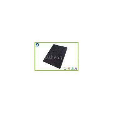 UV Coating Black Colored Flocking Tray , Clamshell Blister Packaging For Toys