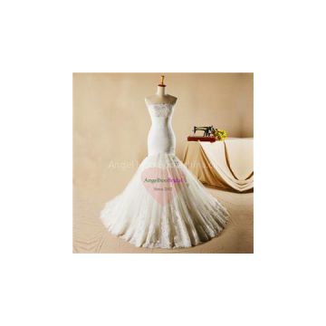 Vintage Fishtail Bridal Gown WD1532