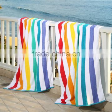 Digital printed yarn dyed jacquard custom design High Quality Double Side Suede Microfiber Customized Printed Beach Towel