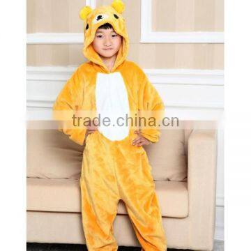 Rilakkuma Anime Flannel Pajama Kid Onesie Unisex Homewear