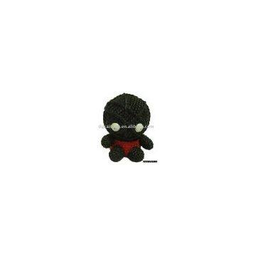 cute string doll polyresin saving box