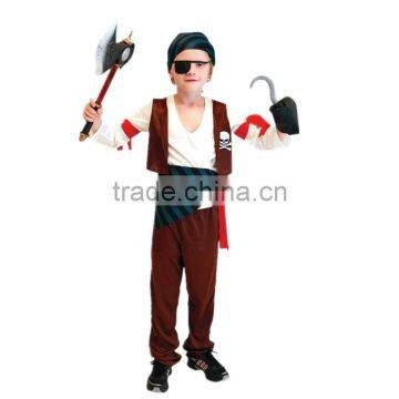 China wholesale kids halloween party caribbean pirate costume