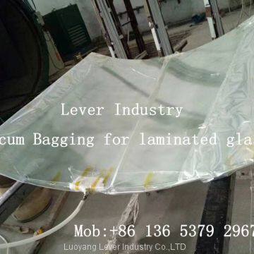 Vacuum bagging film for laminated glass