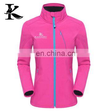 High quality women softshell jacket without hood