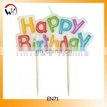 Handicraft letter candle