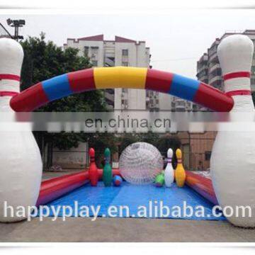 Hot selling bowling game,inflatable bowling,human bowling with low price