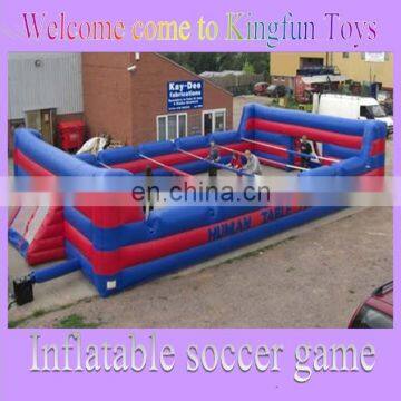 2014 inflatable human soccer ball pitch for world cup