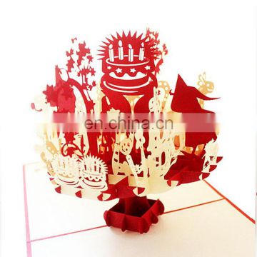 happy birthday greeting card 3d pop up greeting card