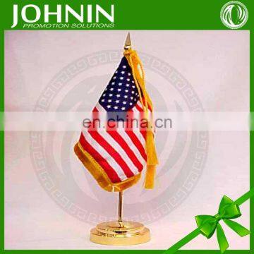 high quality factory directly table top desk stand flag