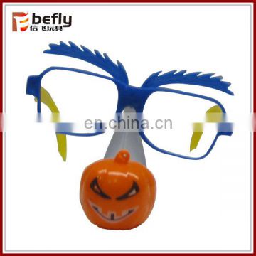 Flash pumpkin nose glasses toy halloween clown masks