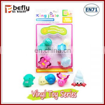 Hot sale lovely vinyl animal mini toys with sound