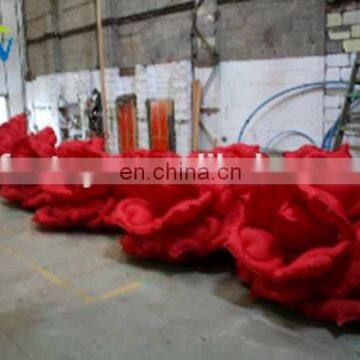 2016 Hot Sale Inflatable Rose Flower Chain/Inflatable Wedding Stage Rose Flower/indian Wedding Stages Inflatable Rose Chain photo-3