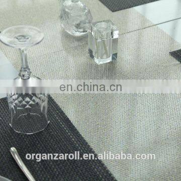 2015 fashion design metallic mesh table runner for decoration