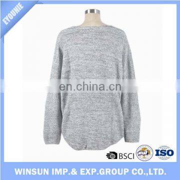 Winsun 2016 Girls Fashionable Oversized V-Neck Pullover photo-6