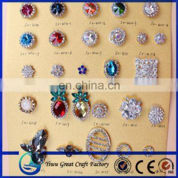 2015 fashion design high quality diamond rhinestone buttons