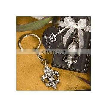 Fleur De Lis Key Chain Favors