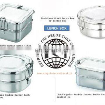 Stainless Steel Two-Layer Lunch Box