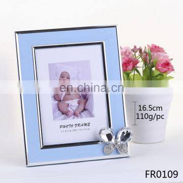 5x7 acrylic photo frame cheap picture frame with big clear crystal