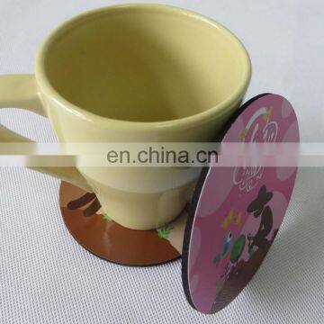Custom Colorful EVA Foam Coffee Cup Mat With Printing Logo photo-5