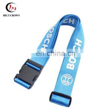 High quality nylon luggage belts logo suitcase luggage travel belt