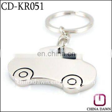 Metal keychain car with customized logo laser CD-KR051