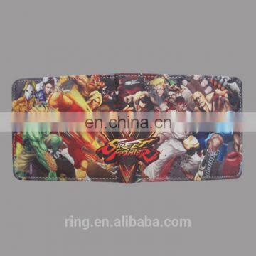 STREET FIGHTER Wallet Cool Short Leather Wallet For Teenager Boy