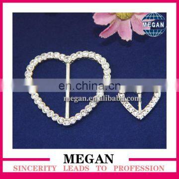 Hot sale wedding chair brooch sash rhinestone ribbon buckle