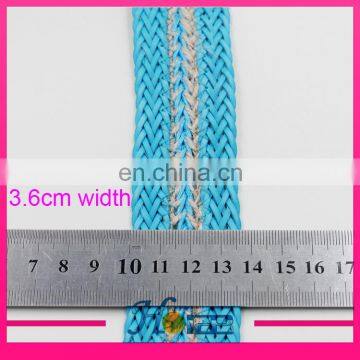 Fashion Braided Jute Cord Jute Webbing Rope for Shoe Bag and Garment photo-3
