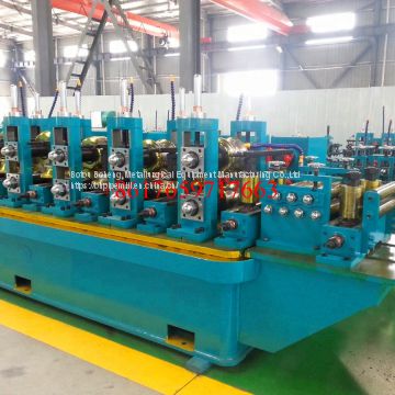 straight seam steel welded erw tube mill pipe making machine