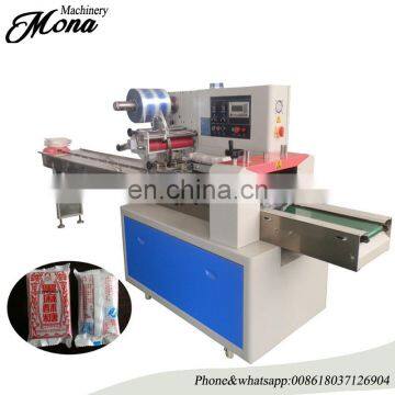 Food Cookies Biscuit Plastic Pillow Bag Candy Sachet Pouch Horizontal Flow Automatic Packing Machine Price photo-3