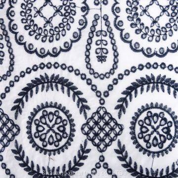 Swiss Voile Fabric Embroidered Cotton Fabrics for Clothing