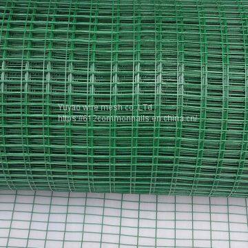 Green Color 1/2 Pvc Coated Welded Wire Mesh photo-3