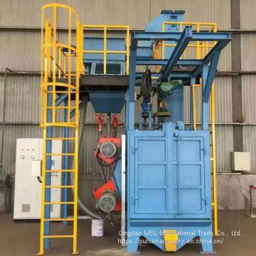 Hook Type Shot Blasting Machine, Spare Parts Rust Removing Peening Machine