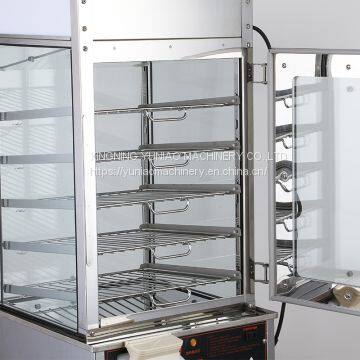 Glass Display Hot Food Warmer Cabinet,Hotel Buffet Food Display Unit Rice Roll Hot Food Display Case WT/8613824555378 photo-5