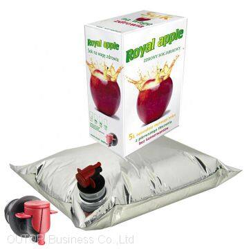 OUTOP Packaging Aluminum Foil Bag In Box For Liquid, Wine,Oil,Water,Juice,Detergent With Valve photo-3